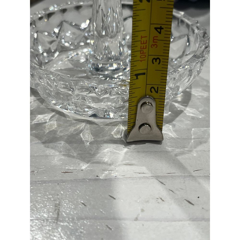 Vintage Zaječar Crystal Ring Holder, 24% Lead Crystal, Hand‎ Cut ring ho… - Picture 5 of 6
